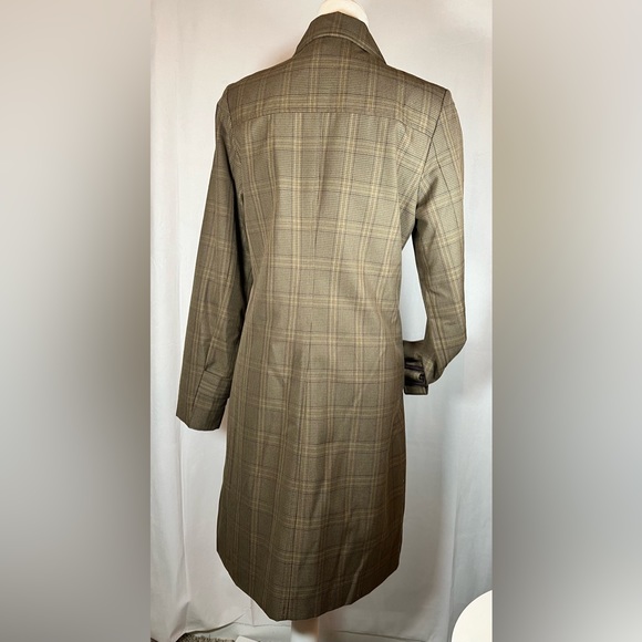 HURLEY Women’s Brown Tan Trench Peacoat with Buckle & Button Details Full Zip M - Picture 2 of 8